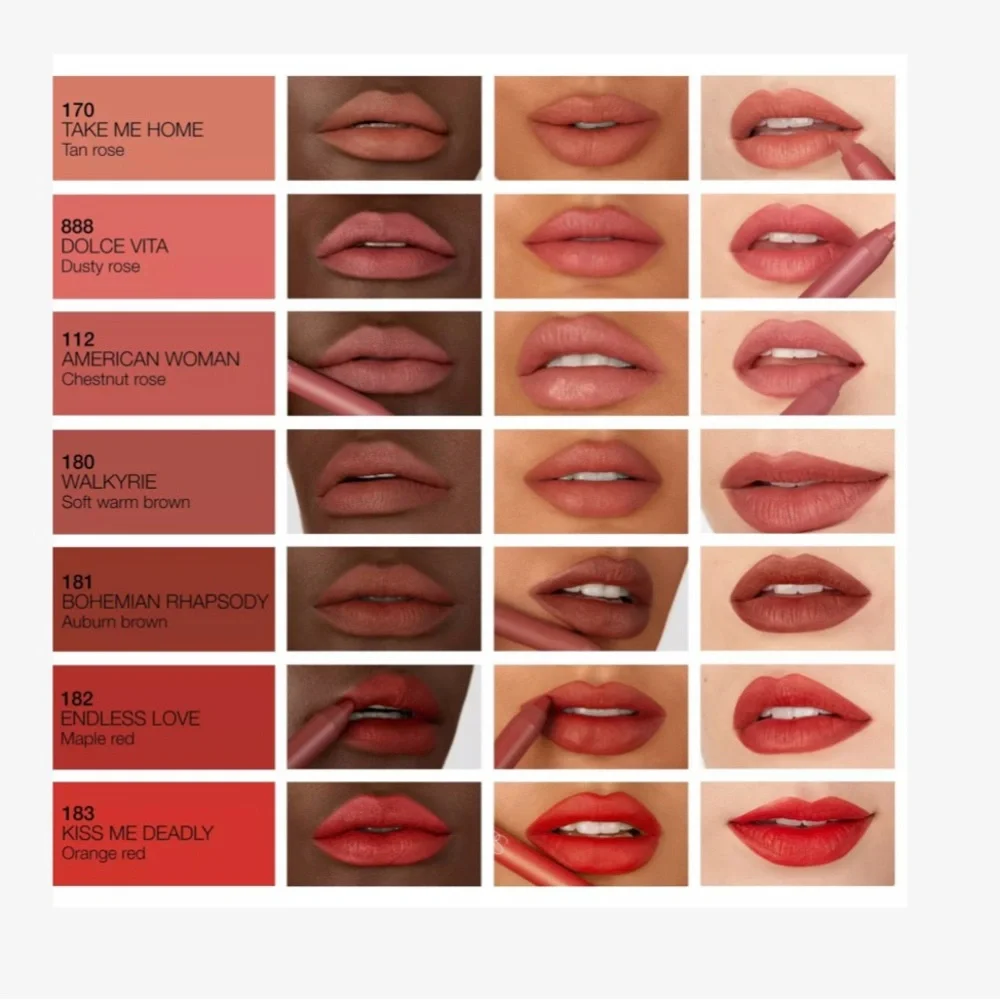 NARS Powermatte High Intensity Long Lasting Lip Pencil 183 Kiss me Deadly NEW
